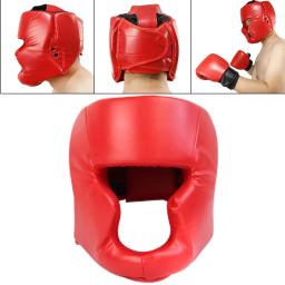 Black Boxing Sparring Protetor de Cabeça, MMA Face Guard, Capacete, 50 a 58cm - Image 3