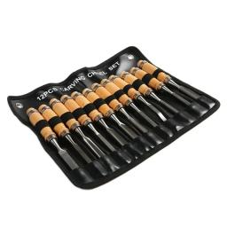 Conjunto de ferramentas de cinzel de madeira, Ferramentas de carpinteiro, Faca de escultura, 12 em 1, Drop Shipping - Image 2