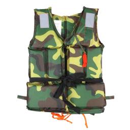 Casaco salva-vidas de emergência para adultos e crianças, colete salva-vidas, barco, drifting, segurança na praia, swimwear com apito de sobrevivência - Image 4