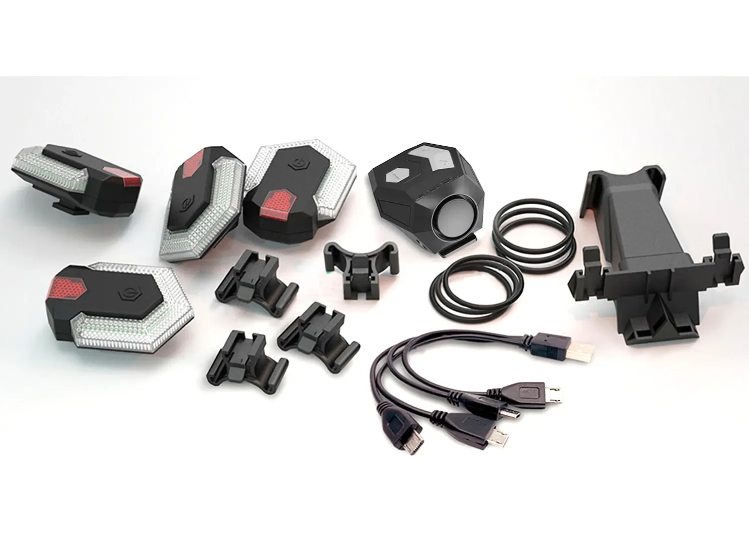 Bicicleta LED Light com controle remoto, bicicleta Turn Signal, chifre taillight, impermeável lâmpada de advertência, Outdoor Ciclismo Acessórios - Image 1
