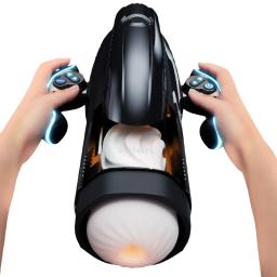 Bermuda masturbador poderoso sucção a vácuo boquete pistão de alta velocidade telescópica aquecimento masculino masturbação copo brinquedos sexuais para homem - Image 5