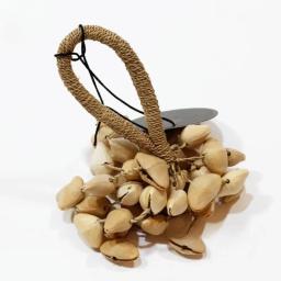 Instrumentos de percussão naturais, sino de mão, casca de fruta natural, cura semente, porca, handbell, som terapia - Image 4