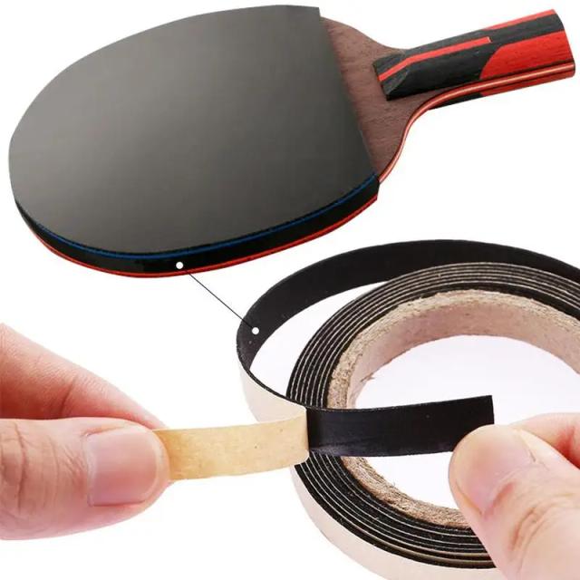 Fita Protetora Super Grossa para Raquete de Tênis de Mesa - Protetor Lateral Pong Bat e Acessórios de Alta Durabilidade O3Y6