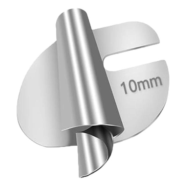 Pé de Pressão em Aço Inoxidável para Costura Universal com Rolinho, Ideal para Artesanato e Projetos DIY, Acessório de 3mm a 10mm