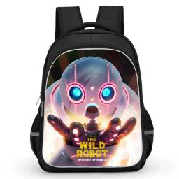O Robô Selvagem Rozzum Mochilas Escolares para Crianças, Estudantes Livro Pack, Rozzum Mochila, O Robô Selvagem, Presente, 16 ", 15", 13" - Image 5