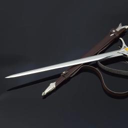 Espada Samurai de metal para meninos, Arma da Rainha dos Elfos, Espada Periférica para TV, Coleção de Ornamentos, Brindes Artesanais, Brinquedos Infantis, 30cm - Image 5