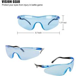 Kit de colete tático infantil para armas de brinquedo nerfs, série com recarga de dardos, clipes de recarga, máscara tática, faixa de pulso e óculos de proteção - Image 5