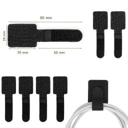 Caixas De Armazenamento De Cabo Reutilizáveis, etiqueta Desk Organizer, suporte ajustável, gestão Cinto - Image 5