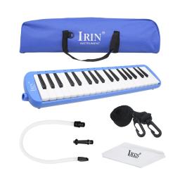 Órgão bucal com bolsa de transporte e bocal de 37 teclas, piano melofone azul, instrumento musical estilo teclado, pacote macio - Image 1