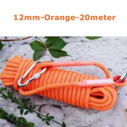10m 20m ao ar livre corda de escalada flutuante corda auxiliar cordas 10mm 12mm diâmetro cabo de alta resistência corda segurança trekking caminhadas acessórios - Image 4