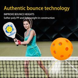 Bolas De Pá De Pickleball Interior, Bolas Ocas De Fluxo De Ar, Prática Plástica, Treinamento Esportivo, 26 Buracos - Image 6