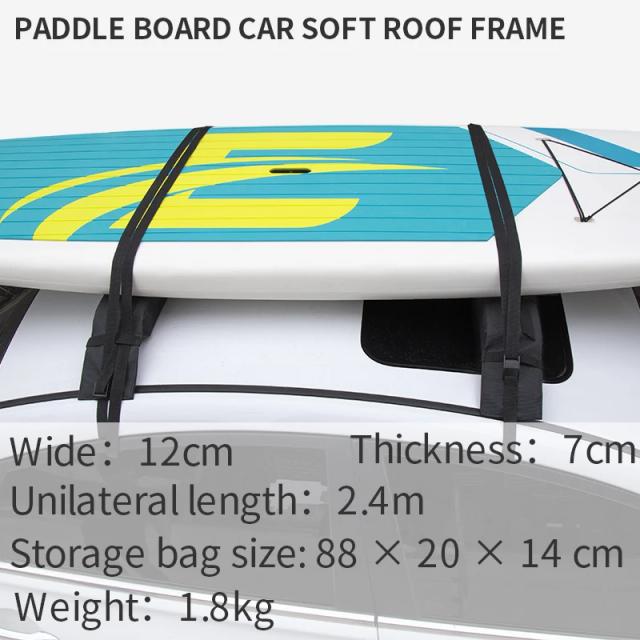 Suporte de Teto KOETSU para Paddle Board - Rack Móvel Simples para Viagens e Camping em SUVs