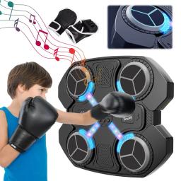 Smart Music Boxing Machine para Adultos e Crianças, Sports Fitness Trainer, Home Exercício Response Training, Bluetooth Boxing Wall Target - Image 2