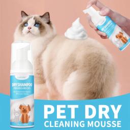 Gel de banho de coelho para pequenos animais, sem enxágue, desodorante, aliviar coceira, acessórios para animais, sem água, xampu para cachorros, 60ml - Image 1