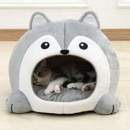 Muito macio Cat Bed, Pet Basket, Casa Sofá, Small Dog Lounger, Almofada Gatinhos, Puppy Mat, Tent Bed, Suprimentos - Image 1