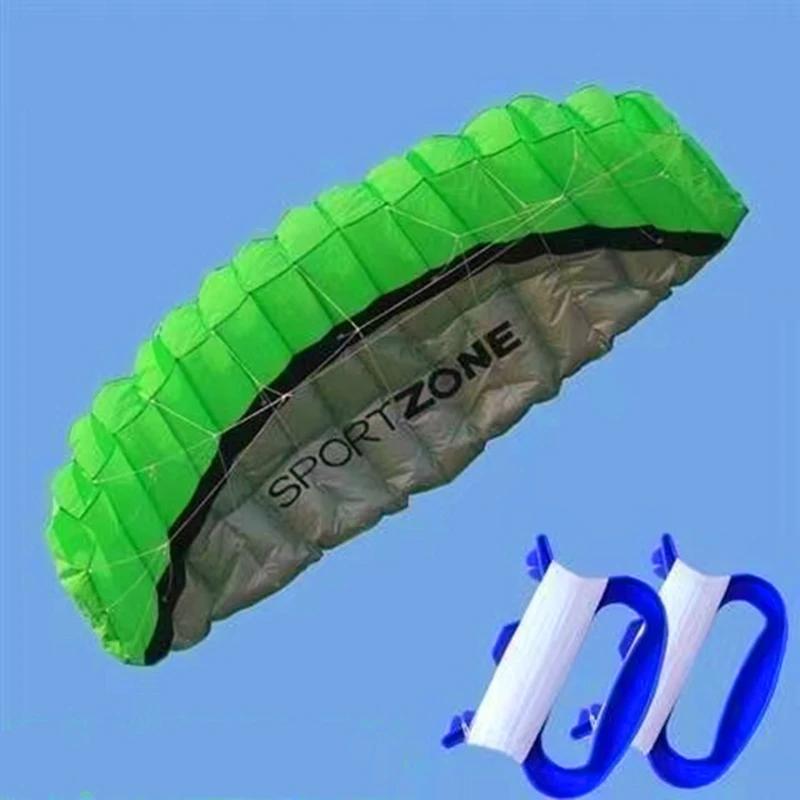 Dual Line Kite para adultos, Kite para iniciantes, Stunt Power, esportes ao ar livre, surf na praia, papagaios macios, frete grátis, novo, Kitesurf - Image 1