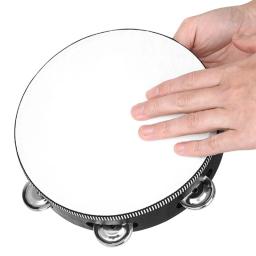 Adulto mão tambor definido com sino de mão, madeira kit de bateria, 4 ", 6", 8 ", 10", 4pcs - Image 4