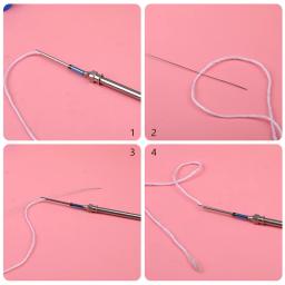 Bordado Stitching Punch Needle, Cutucar Ferramentas Cross Stitch, Agulha De Tricô, Arte Artesanal, Agulhas De Costura, Acessórios DIY - Image 4