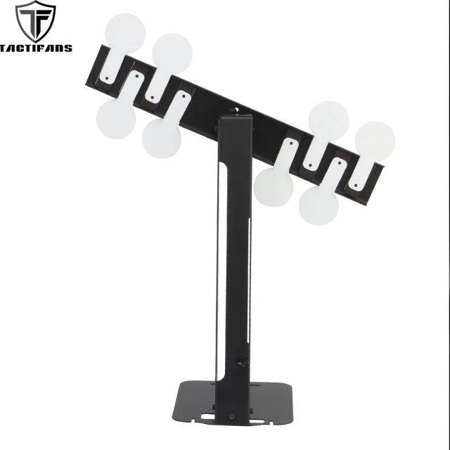 Suporte Tático para Treinamento de Tiro: Alvo Resistente com Braço Articulado para Paintball e Caça