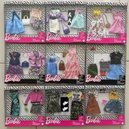 Autêntico barbie boneca moda conjunto de roupas guarda-roupa vestir-se meninas brinquedo acessórios crianças playtime bonecas realistas - Image 6