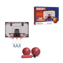 Cesta basquete para crianças, aro basquete interno pontuação automática, brinquedo basquete montado na parede com - Image 4