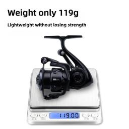 800-2500s fibra de carbono micro molinete 5 + 1 bb 5.2:1 relação de engrenagem ultra leve baixa inércia à prova dwaterproof água anti-ferrugem equipamento de pesca - Image 4