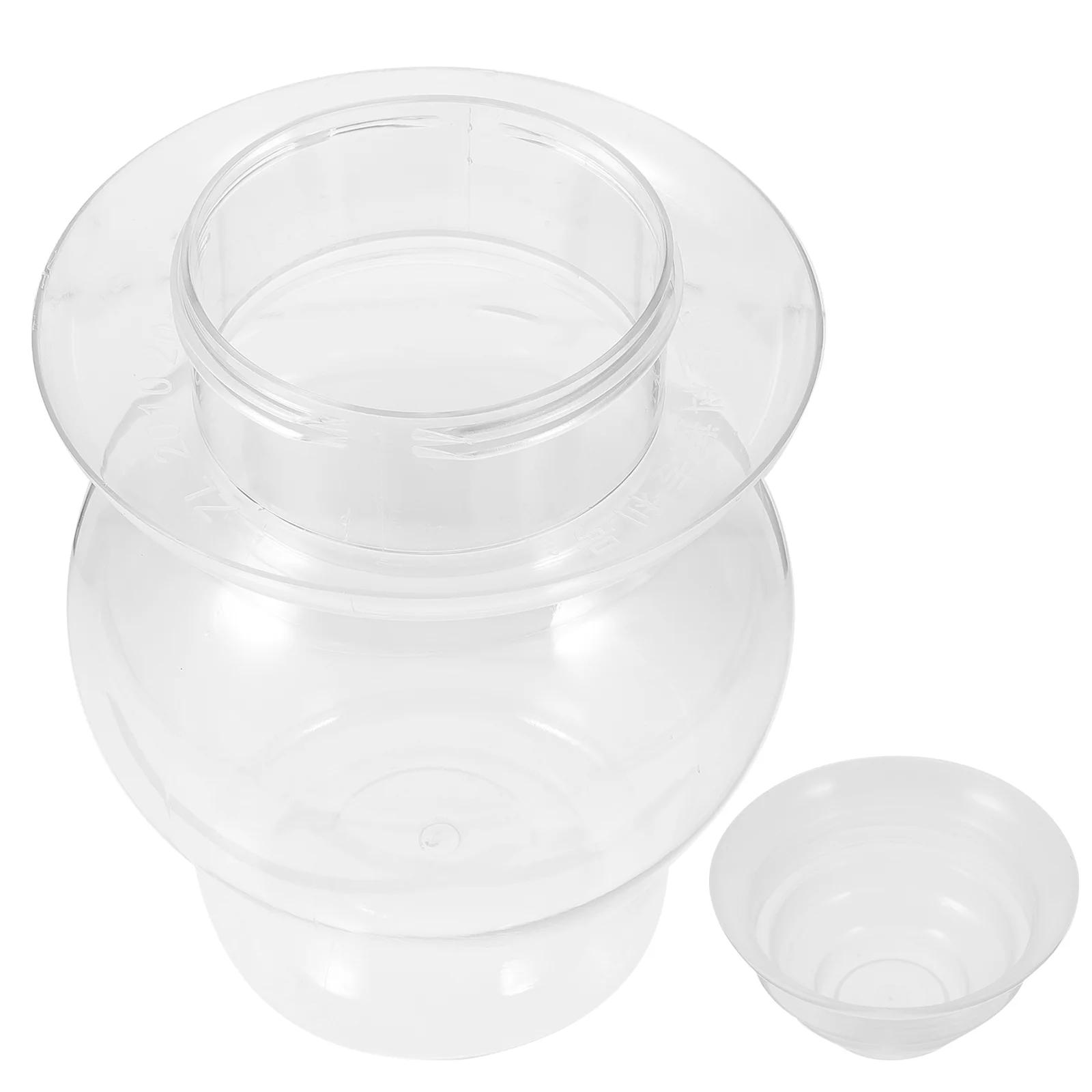 Garrafa De Recipiente De Plástico Para Fermentação De Alimentos, Frascos De Alimentos Domésticos, Kimchi Jar, Legumes Fermentando Pickle - Image 1