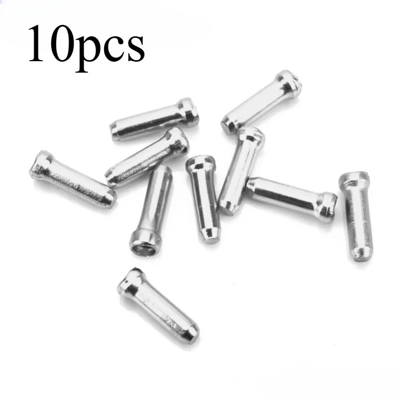 Liga de alumínio Bicicleta Freio Shifter Cabo Interno Dicas, End Cap, Core Cap, End Acessórios, várias cores, 10Pcs - Image 1