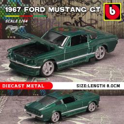 Bburago-Acura Dodge Porsche Ford-Classic Static Car Model, 1:64 Escala, Liga, Fundição, Coleção Toy Presente - Image 3