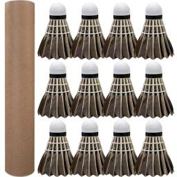 Profissional Estável Badminton Peteca, Pena Do Ganso Negro, Bola De Raquete, Treinamento Esportivo, 3 Pcs, 6 Pcs, 12Pcs - Image 1