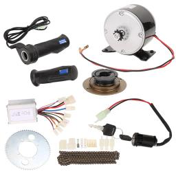 Kit de Conversão E-Bike com Motor Escovado, Controlador, Pedaleiro 65T, Roda Livre e Acelerador, Alta Atualização, 24V, 250W - Image 5
