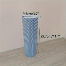 Rolo hexagonal redondo do cilindro da espuma de eva do rolo da ioga para exercícios de pilates aprimorados em casa diâmetro 9.5cm comprimento 29.7cm - Image 6