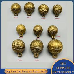 Campainha de cobre para coleira de cachorro pet, colar anti-perdido, bronze Jingle Bells para gato vaca ovelhas cavalos aves animal cachorro acessórios - Image 3