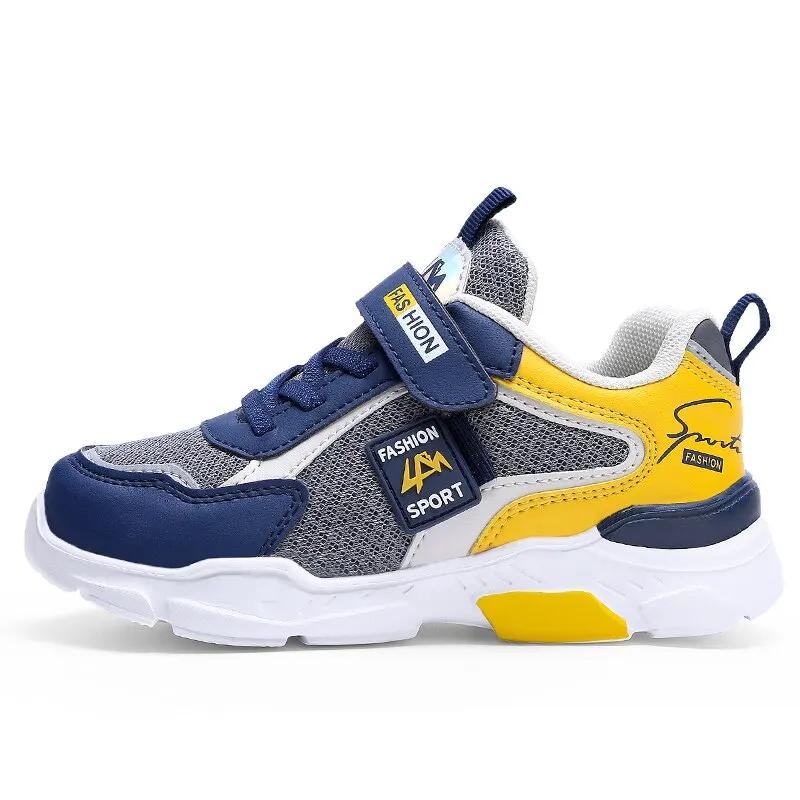 Baasplea Crianças Esporte Sapatos Malha Respirável Sapatilhas Casuais Para Meninos Menina Tênis De Corrida Leve - Image 1