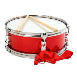 Snare tambor com anel de pressão, aço inoxidável, instrumento musical prático, branco e vermelho, 13 em, vendas diretas da fábrica - Image 6