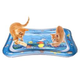 Tapete Sensorial de Água para Animais de Estimação, PVC, Absorção de Calor, Tapete de Água Confortável para Gatos, PVC, Imperdível para Verão - Image 1