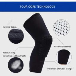 Almofadas de Compressão Favo de Mel para Crianças, Joelho e Cotovelo para Jovens, Guardas Esportivos, Basquete, Futebol, Ciclismo, 1pc - Image 2