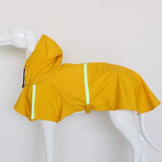 Capuz Impermeável e Windproof para Cachorros Grandes com Estilo Reflexivo - Capa Ideal para Corgis e Outros Pets