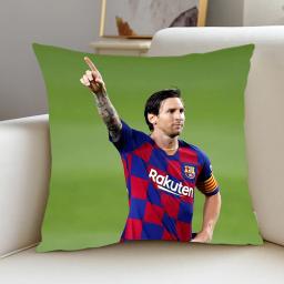 Capa de almofada l-lion messi quarto quarto escritório cafeteria carro dakimakura almofadas sala de estar fronha estrela de futebol presente - Image 5