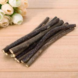 10 pçs natural catnip gato petiscos varas catnip pet gato brinquedos silvervine creme dental vara limpeza dentes cuidados com os dentes - Image 1