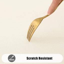 Homaxy toalhas de mesa lavável toalha de mesa repelente de água lavável poliéster resistente a manchas fácil cuidado para festa de cozinha - Image 5