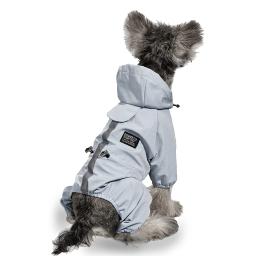 Impermeável impermeável para cão, Hoodie cão reflexivo, roupas de quatro pernas, macacão absorvente de suor, capas de chuva, Pet Coat, Novo, 2023 - Image 5