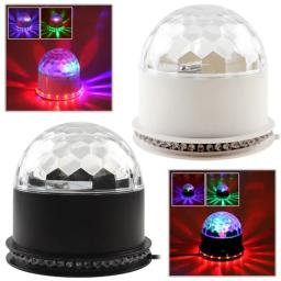 Som ativado girando discoteca bola festa luzes, 3W RGB LED Stage Lights, Luz do projetor do laser para o Natal, Festival do casamento - Image 6