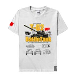 Camiseta estampada union soviética, tanque principal para batalhas, equipamentos militares de algodão, manga curta, gola redonda, novo - Image 3