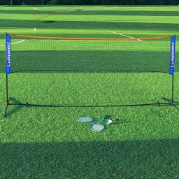 Portátil dobrável padrão profissional badminton net indoor esportes ao ar livre vôlei tênis treinamento redes quadradas malha - Image 3