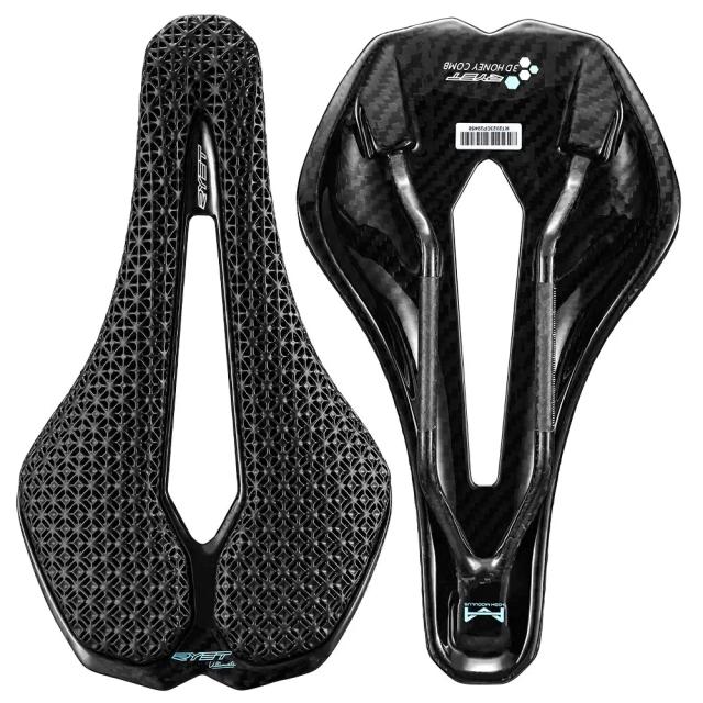 RYET Ultralight Carbon 3D Impresso Bike Saddle 115g