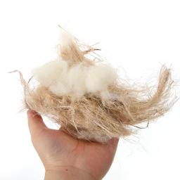 1 pacote de material de nidificação de pássaros 40g, ninho de material de aninhamento de juta/fibra, pássaros, canários, pinhores, ninho cheio de grama, gaiola de pássaros - Image 5