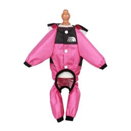 À prova dwaterproof água roupas para animais de estimação casaco de chuva impermeável do plutônio à prova dpu água macacão jaquetas para cães gatos husky teddy corgi - Image 5