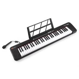Piano eletrônico multifuncional com teclado iluminado, Instrumento musical portátil, 61 teclas, Piano digital - Image 2
