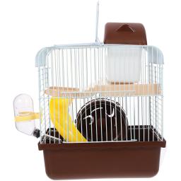 Gaiola De Coelho Multifuncional Portátil Para Pequenos Animais De Estimação, Roedor, Gaiola De Hamster, Dupla Camada, Villa Prática, Pequenos Animais De Estimação, 1Pc - Image 2